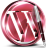 Red Wordpress Icon